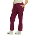 thumbnail image 3 of HEAL+WEAR Plus Size Women’s Clinical Scrub Pants with Elastic Waistband & Cargo Pockets 4-Way Stretch - Straight Leg, 3 of 8