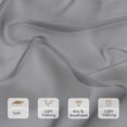 thumbnail image 2 of Chyhomenyc Charcoal Grey Sheer Curtains 78 Inches Long 2 Panels Set, Light Filtering Window Sheers for Living Room Bedroom，Semi Transparent Voile Silid Rod Pocket Window Curtain Panels，Each 42"Wx78"L, 2 of 8