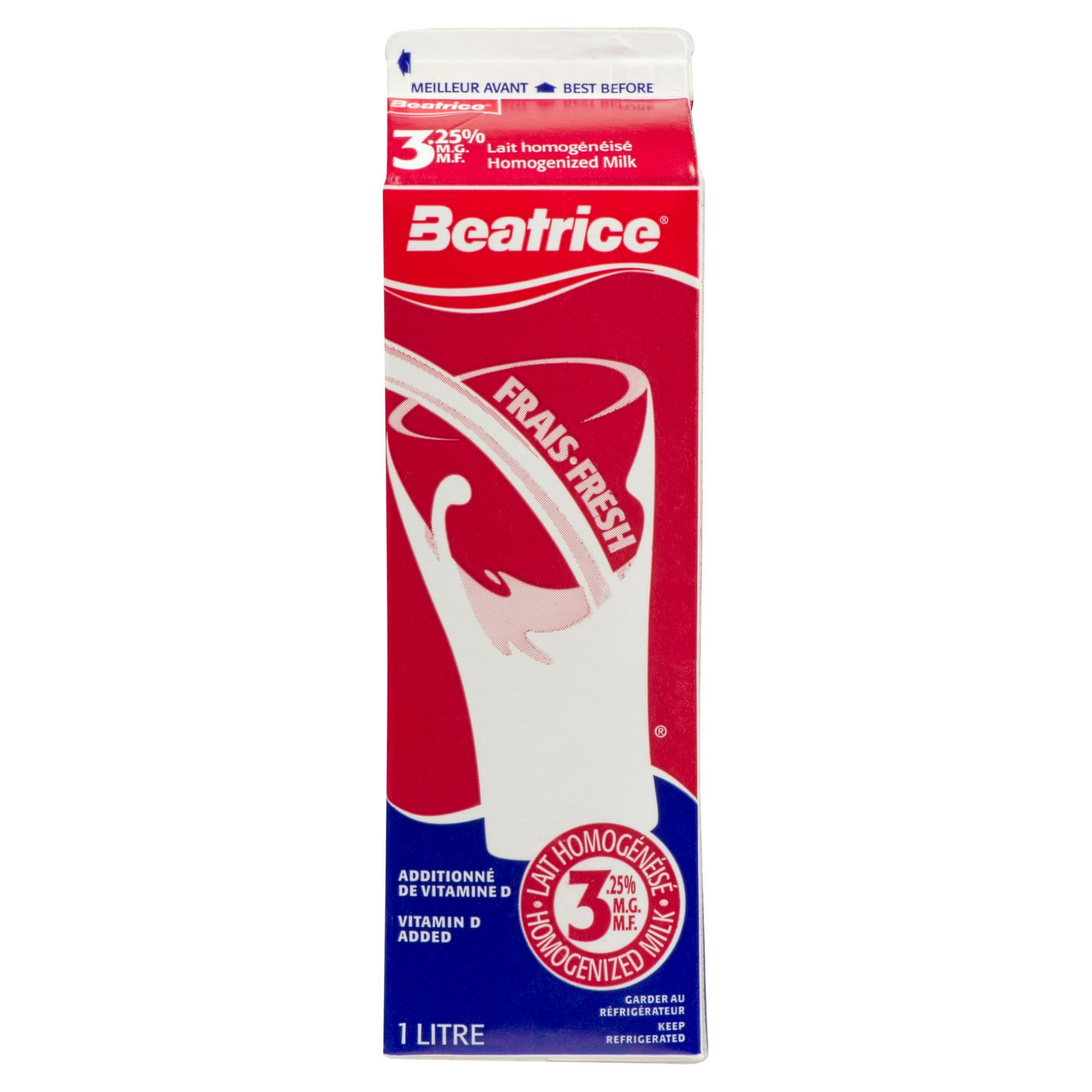 Lait Homo Beatrice 1lt