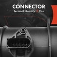 thumbnail image 5 of A-Premium Mass Air Flow Sensor Meter Assembly - [with 5Pins] - fits DOHC, 6Cyl 3.0L - Compatible with Mercedes-Benz E300 [W210 Series] 1998 1999, 5 of 8