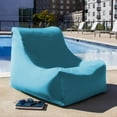 thumbnail image 3 of Jaxx Ponce Fauteuil Poire d'Extérieur pour Patio, Bleu Pâle (Ensemble de 1), 3 of 4