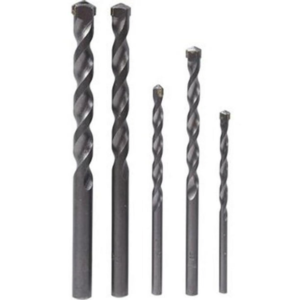 Juego de Brocas de Acero VentDepot DrillbitsFive 1/4 3/16 1/8 2/32 1/16' Acero Alta Velocidad