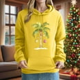 thumbnail image 2 of roadlitg Christmas Hooded Sweatshirt for Women Long Sleeve Cute Printed Pullover Sweatshirts Fall Winter Warm Tops, 2 of 4