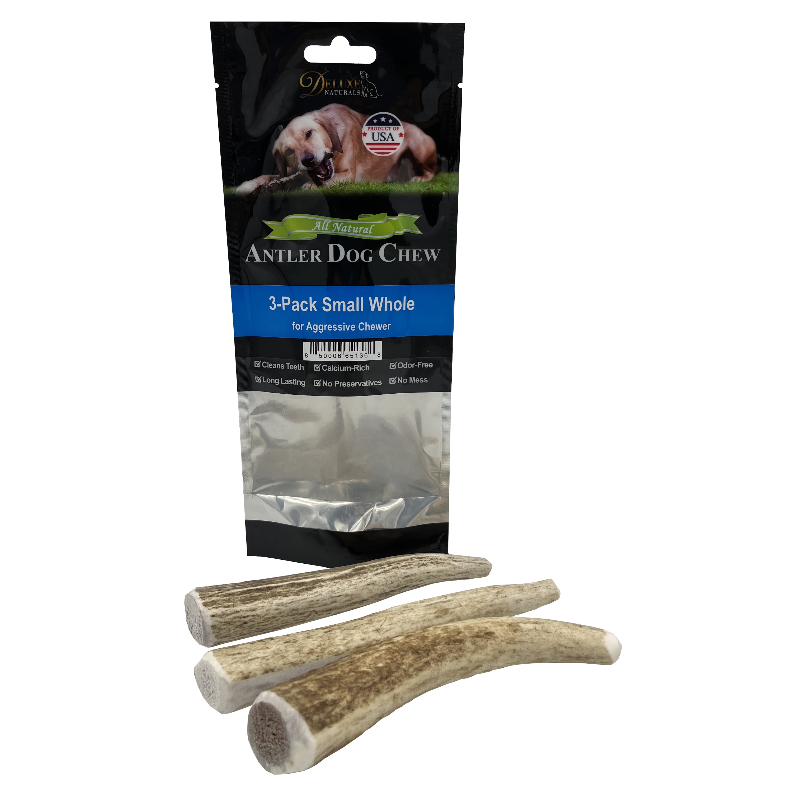Small Whole Elk Antler Dog Chews Deluxe Naturals Kuwait Ubuy