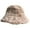 Camel, variant on Bucket Hat Plush Winter Fisherman Cap Warm Windproof Faux Fur Bucket Hat for Women