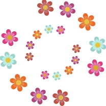 Mikilon Non Slip Bathtub Stickers, Daisy Bath Tread and Anti Slip Appliques for kids child elder, Non Slip Shower Sticker for Bathtub and Other Slippery Surfaces Multicolor