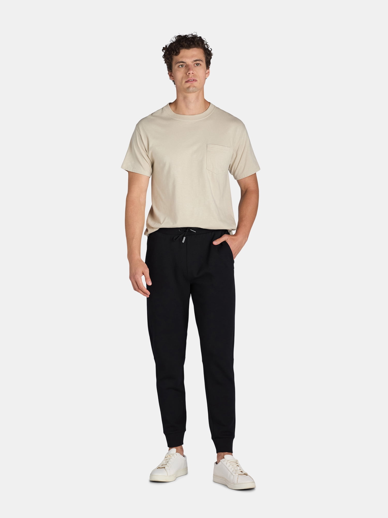 Athletic Works Men's Fusion Knit Joggers, Sizes S-3XL