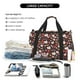 thumbnail image 5 of Fotbe To The Best Mom Bolsa de Viaje con Estampado, Bolsa de Fin de Semana para Mujer con Compartimento para Zapatos, Bolsa de Gimnasio con Bolsillo Húmedo, 5 of 7