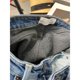 thumbnail image 3 of Nuevos pantalones vaqueros europeos y americanos THE de pierna recta cepillados y de terciopelo de nueve pulgadas para mujer, pantalones elásticos adelgazantes y de cintura alta, 3 of 4