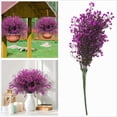 thumbnail image 5 of Artificial Shrubs Bushes, Plastic Fake Green Plants for Wedding Indoor Decor Home Garden Verandah Kitchen Office Table Centerpieces Arrangements Home Decoration Yellow 1 pcs, 5 of 9