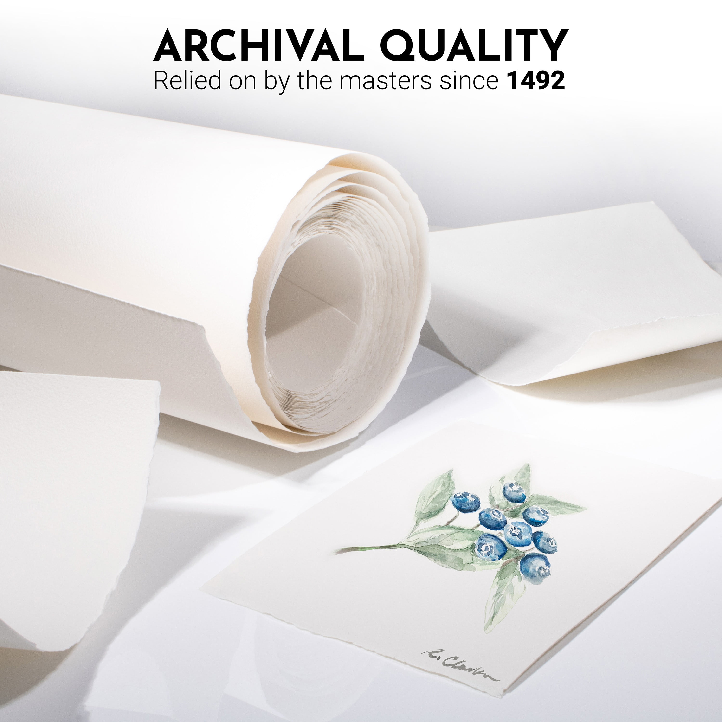 Arches Natural White Watercolor Paper - Cold Press, 51" x 10 yds, Roll