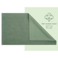 thumbnail image 3 of American Soft Linen, Slip Reducer Bath Rug, 100% Cotton 17x24 inches, Soft Absorbent Bath Mat Rugs, Sage Green, 3 of 7