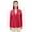 RED, variant on Devon & Jones Dp462W Ladies' Perfect Fit Shawl Collar Cardigan