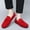 Red, variant on Unisex Slip-On Moccasin Loafers | Men's & Women's Navy Blue Round-Toe Dress Shoes with Arch Support | Comfortable Casual &  Easy-Clean Durable Design | Slip-Resistant |Formal All-Season Slippers