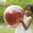 thumbnail image 2 of HEVIRGO Fillable Ball Transparent Shatterproof Plastic DIY Clear Ball Christmas Wedding Decorations for Home, 2 of 10