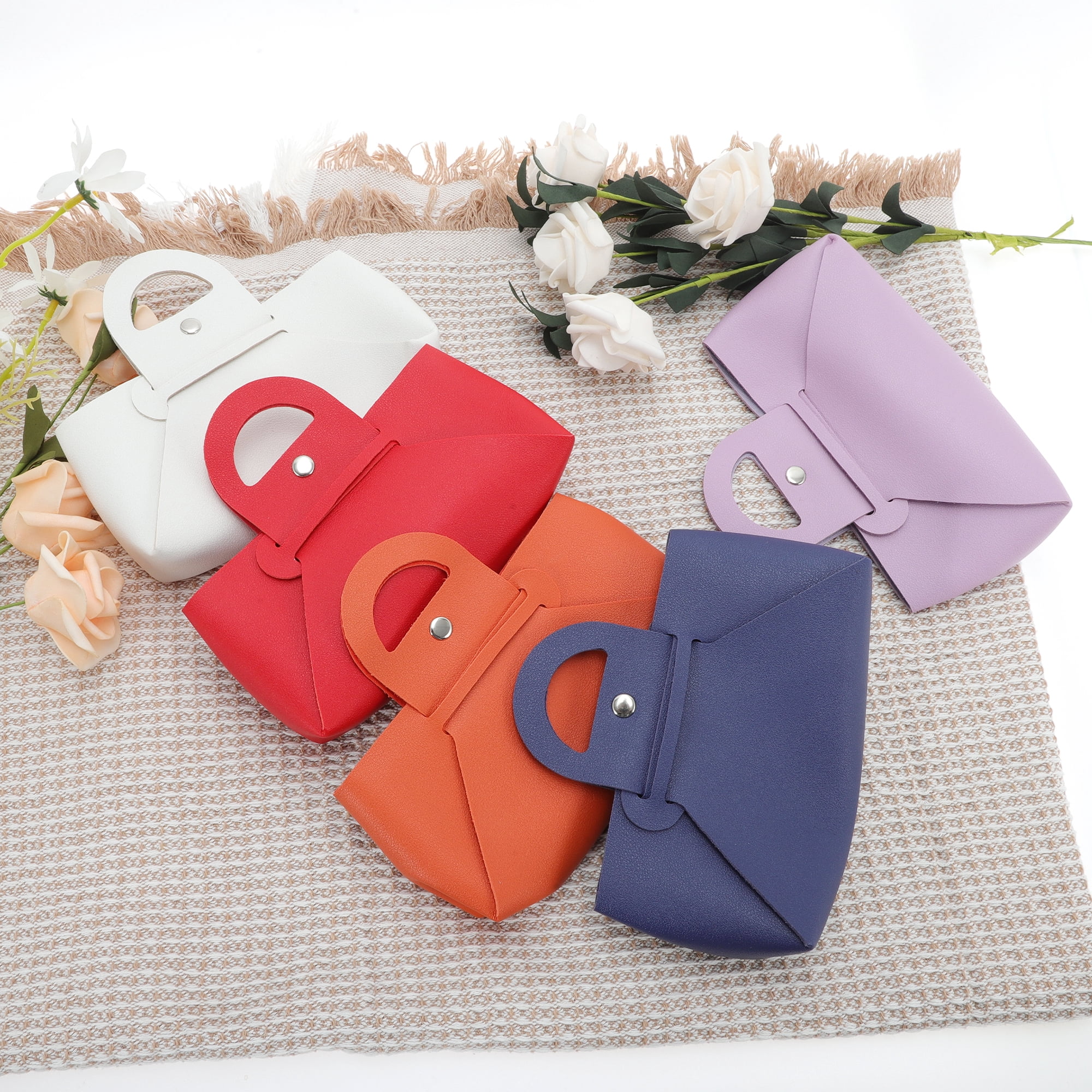 Unique Bargains Handheld Eyeglasses Bag Portable Eyeglasses Storage 1 Pc Purple