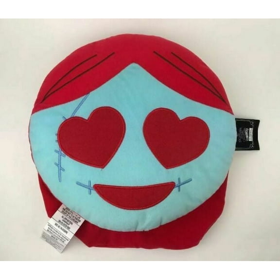 Tim Burton's The Nightmare Before Christmas 14 Inch Sally Heart Emoji Plush Pillow