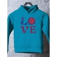 thumbnail image 3 of 4Th Of July Flower Art Hoodie Toddler -Image by Shutterstock,  2 Toddler, 3 of 4
