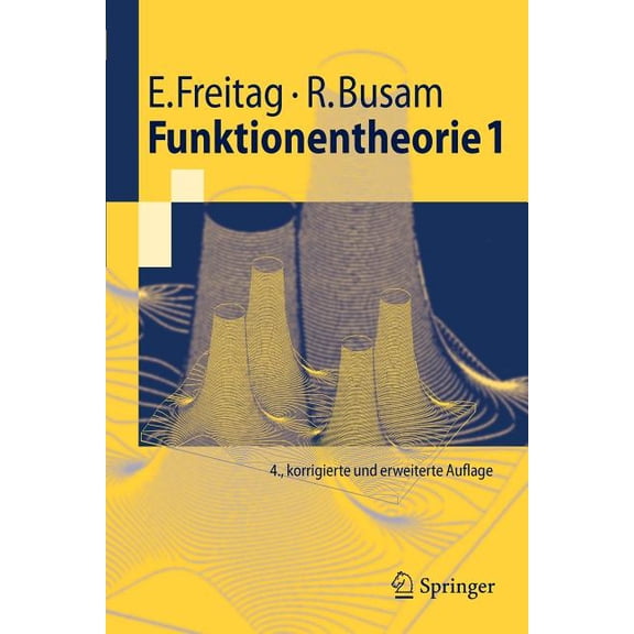 Springer-Lehrbuch Funktionentheorie 1, (Paperback)