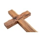 thumbnail image 2 of Cruz de madera de olivo para colgar en la pared, 25 cm, 2 of 3