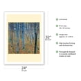 thumbnail image 2 of Beech Grove I - From an Original Color Painting by Gustav Klimt c.1902 - Bamboo Fine Art 290gsm Paper Print (Unframed) 24x32in, 2 of 4