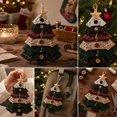 thumbnail image 3 of DIY Sewing Kit for Layered Fabric Christmas Tree Ornament, Vintage Quilt‑Style Handmade Hanging Decoration, Beginner Friendly Holiday Craft Gift for Home Xmas Tree Decor, 8 Inch, 3 of 7