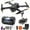 Black, variant on Drone With 1080P Screen Remote Control Brushless Motor And Cool Lights, Foldable RC Quadcopter w/ Obstacle Avoidance, LED, 19-Min Flight, 328-Ft Range, Case & Card, For Kids & Adults