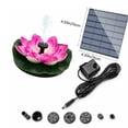 thumbnail image 4 of Outdoor Bird Bath Fountains Solar Power Floating Garden(Pink)_Perfect Gift, 4 of 5