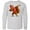 AC-Heather Grey, variant on Inktastic Dabbing Turkey Thanksgiving Long Sleeve Youth T-Shirt