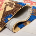 thumbnail image 5 of SAFAVIEH Aspen Darina Tribal Wool Runner Rug, Gold/Blue, 2'3" x 9', 5 of 8