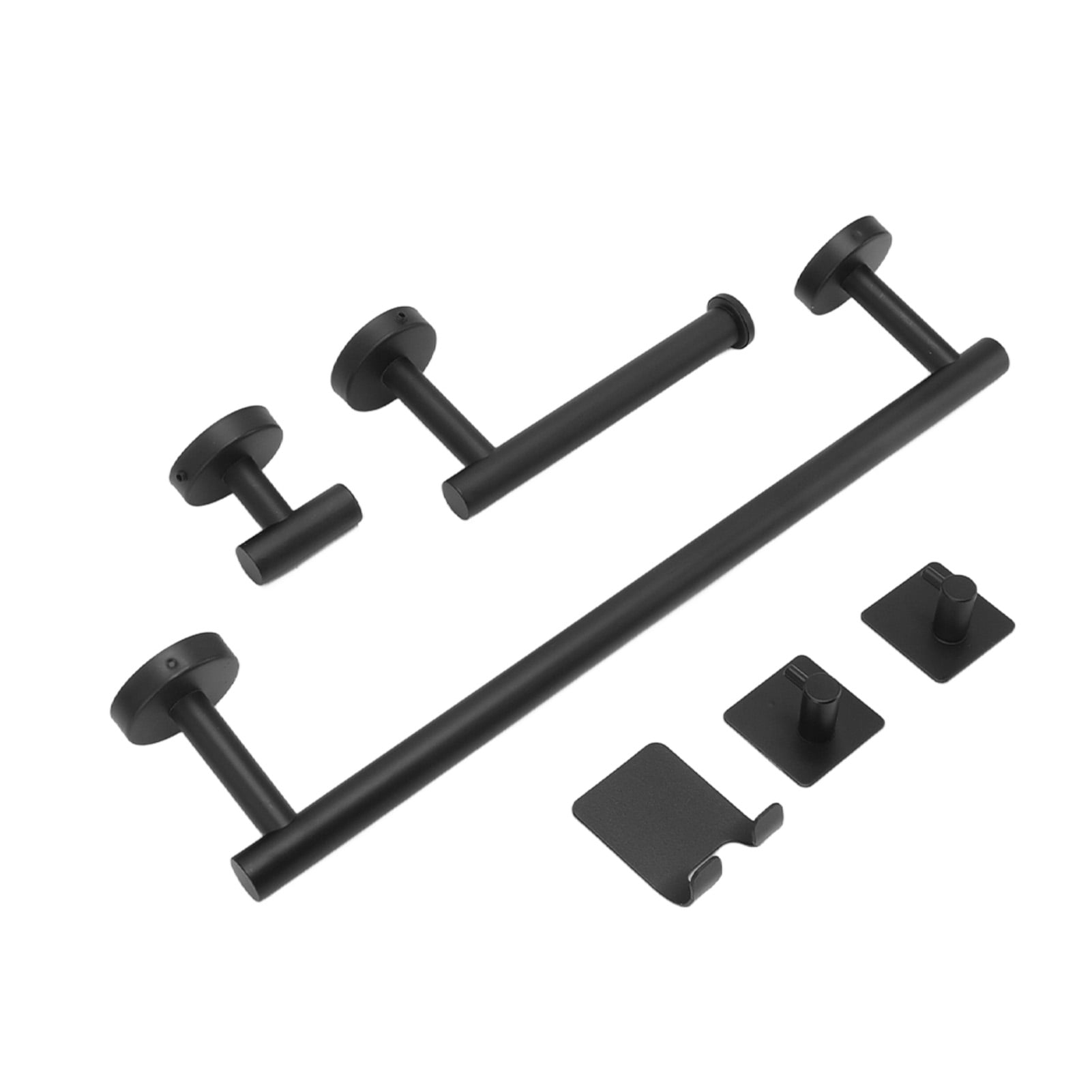 Towel Bar, Matte Black Bathroom Towel Holder Rust Proof Multipurpose