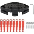 thumbnail image 1 of Cabezal de Cuchillas de Recortadora RS-136 Compatible con Black Decker RS-136-BKP CST800 GE600 ST1000 ST200 ST300 ST3000 ST400 ST4000 ST4400 ST4500 ST5000 ST6800 Recortadora de Cuerdas Paquete de 18, 1 of 7