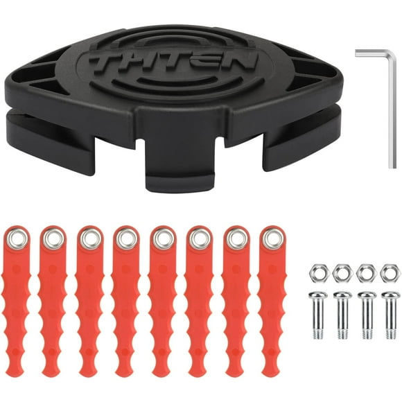 Cabezal de Cuchillas de Recortadora RS-136 Compatible con Black Decker RS-136-BKP CST800 GE600 ST1000 ST200 ST300 ST3000 ST400 ST4000 ST4400 ST4500 ST5000 ST6800 Recortadora de Cuerdas Paquete de 18