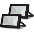 thumbnail image 1 of Foco Proyector LED Exterior 20W, Juego de 2 Focos LED Exterior 1700LM Iluminación de Seguridad IP66 Impermeable, Lámpara LED Exterior Blanco Frío 6500K, Luz Exterior para Jardín Patio Garaje Terraza, 1 of 4