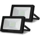 thumbnail image 1 of Foco Proyector LED Exterior 20W, Juego de 2 Focos LED Exterior 1700LM Iluminación de Seguridad IP66 Impermeable, Lámpara LED Exterior Blanco Frío 6500K, Luz Exterior para Jardín Patio Garaje Terraza, 1 of 4