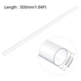 thumbnail image 2 of Unique Bargains Polycarbonate Rigid Round Clear Tubing 12mm(0.47 Inch)IDx13mm(0.51 Inch)ODx500mm(1.64ft) Length Plastic Tube, 2 of 4