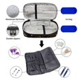 thumbnail image 7 of COEQINE Black Maple Leavf Insulin Storage Bag Small Insulated Bag For Insulin with Top Handle Insulin Travel Cooling Case for Pregnant Women With Gestational Diabetes, 7 of 7