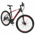 thumbnail image 2 of Uenjoy 27.5" Mountain Bike 21 Speed Bicycle Shimano Derailleur Disc Brake Steel Frame in 3 color, 2 of 9