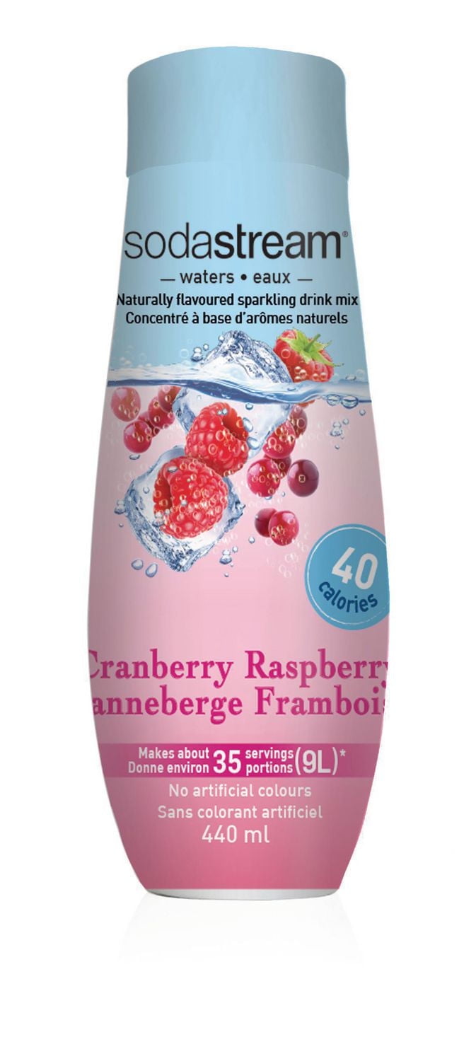 SodaStream Waters, Cranberry Raspberry Flavour
