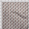 thumbnail image 4 of oneOone Polyester Lycra Brown Fabric Paisleys Craft Projects Decor Fabric Printed By The Yard 56 Inch Wide, 4 of 5