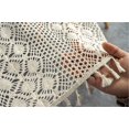 thumbnail image 2 of Vintage Macrame Table Runner, Handmade Crochet Embroidery Table Runner, Boho Cotton Tablecloth with Tassels for Wedding Dining Table (W.30 x 260 cm), 2 of 6