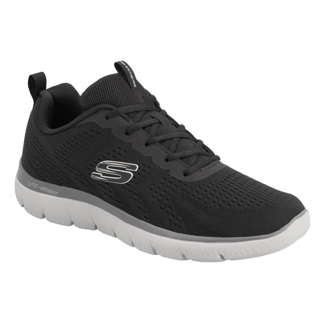 Tenis Skechers Hombre Originales Deportivos Cómodos Memory Foam Negro 25
