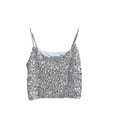 thumbnail image 1 of AWZXDE Girls Tops Shiny Sequined Tank Top Versatile Sleeveless Top For Girls And Students Age 2-15, 1 of 4