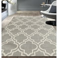 thumbnail image 2 of Modern Moroccan Trellis Grey Area Rug or Runner, 2 of 6