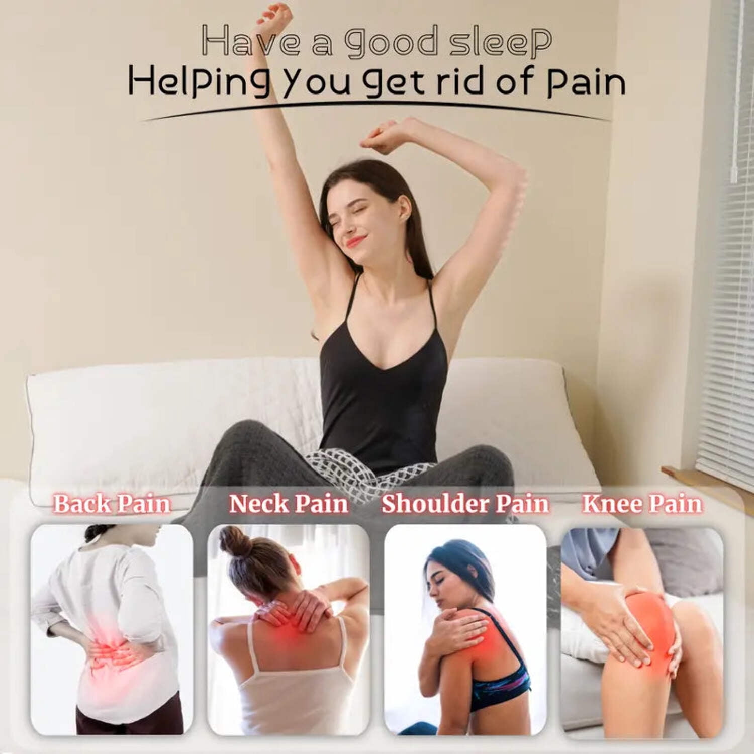 【Labor Day】Elnido QUEEN Memory Foam Body Pillow,Firm  Fluffy Long Bed Pillows for Sleeping,Large Body Pillows for Adults
