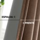 thumbnail image 3 of Lino Cortinas Blackout con Aislamiento Térmico, 100% Blackout y Ojal Superior Cortina para Recámara y Ventana de Sala, Capa Trasera de Revestimiento Gris, 2 Paneles, 140 x 275 cm, Marrón, 3 of 14