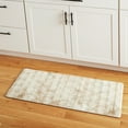 thumbnail image 3 of TOWN & COUNTRY BASICS Comfort Plus Boho Geo Anti Fatigue Comfort Mat, Kitchen Mat, Standing Desk Mat, Dorm Room Rug, Non-Slip Backing, Beige, 18"x39", 3 of 12
