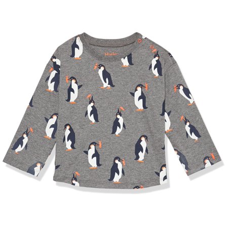 

Hatley Baby Boys Long Sleeve Tee Fishing Penguins 9-12 Months