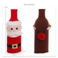 thumbnail image 3 of Christmas Wine Gift Cover Bag Decoration Santa Bottle Dinner Party Xmas Table, 3 of 7