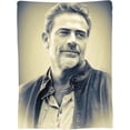 thumbnail image 3 of Jeffrey Dean Morgan Blanket Soft and Warm Lightweight Fluffy Throws Blankets Rug Carpet Gift for Beach Yoga Bedroom Living Room Decoration Sofa Camping Trip Dorm Decor All Season, 3 of 6
